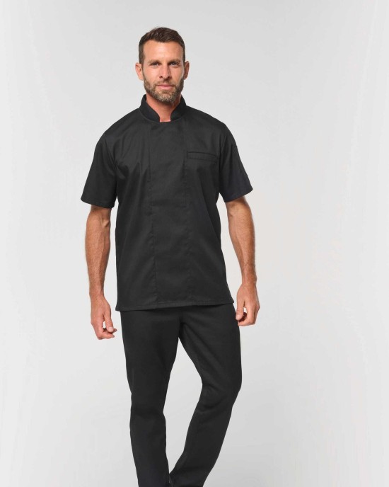 Vestes personnalisable Wk. Designed To Work Veste de cuisine écoresponsable et respirante manches courtes unisexe