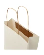 Sacs & Bagagerie personnalisable 4DO Sac en papier fabriqué à partir d déchets agricoles 150 g/m2 avec poignées torsadées, 24 x 9 x 24 cm