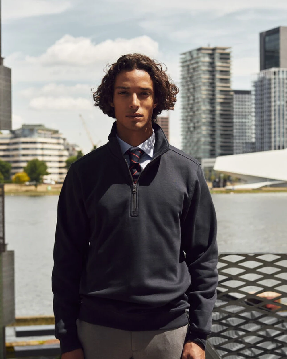 CLIQUE Miami Half Zip Sweatshirts personalisierbar