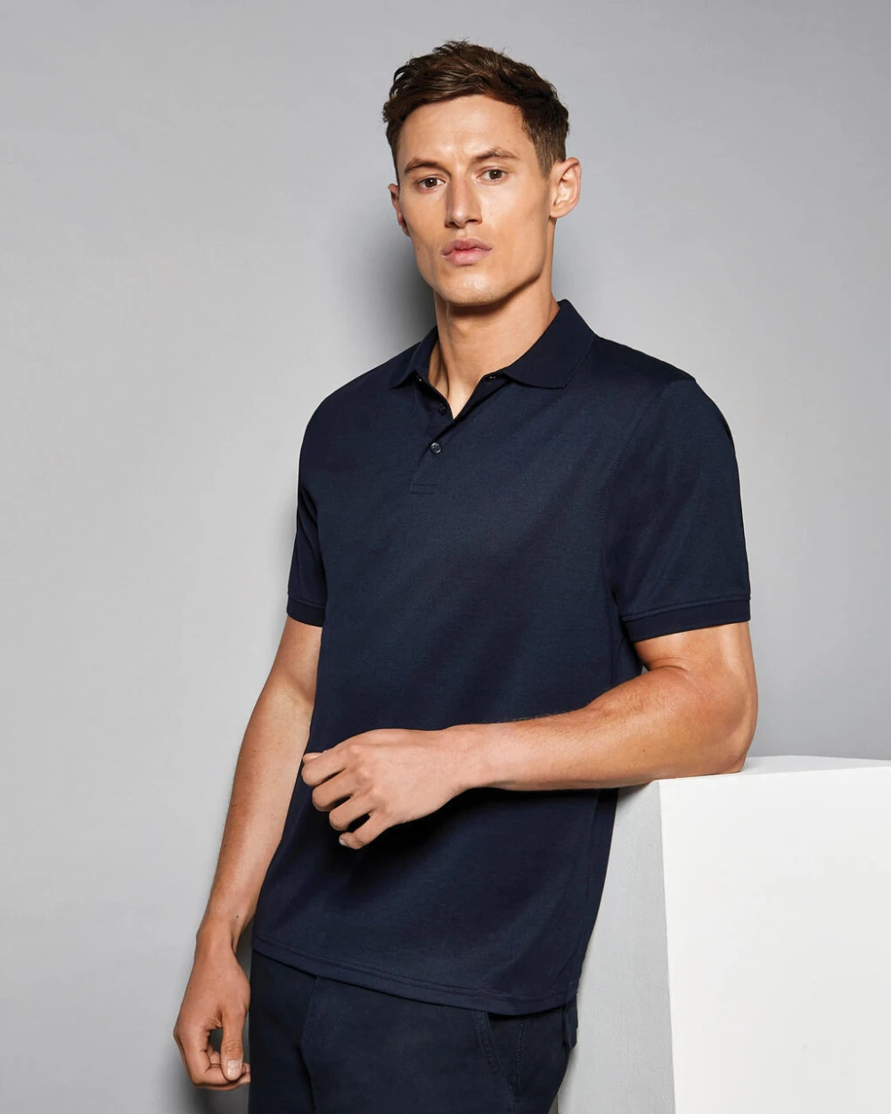 Polo's KUSTOM KIT Regular Fit Superwash® 60º Jersey Polo voor bedrukking &amp; borduring