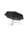 Parapluies personnalisable 4DO Mini parapluie 20.5" rPET 190T poignée bambou Impact AWARE