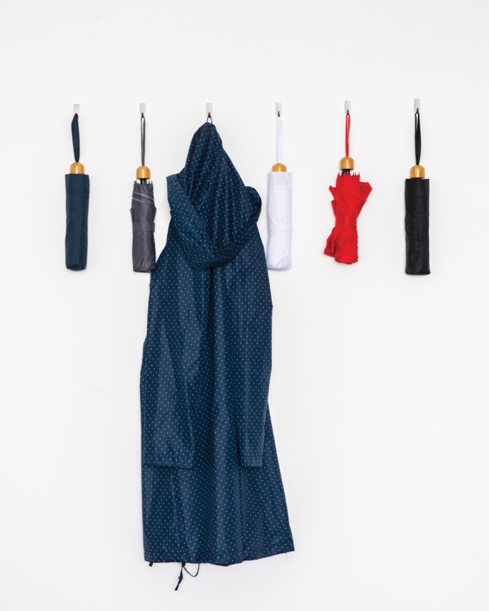 Parapluies personnalisable 4DO Mini parapluie 20.5" rPET 190T poignée bambou Impact AWARE