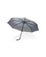 4DO 20.5" Impact AWARE™ RPET 190T Pongee Bambus Mini-Schirm Regenschirme personalisierbar