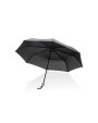 Parapluies personnalisable 4DO Mini parapluie 20.5" rPET 190T poignée bambou Impact AWARE
