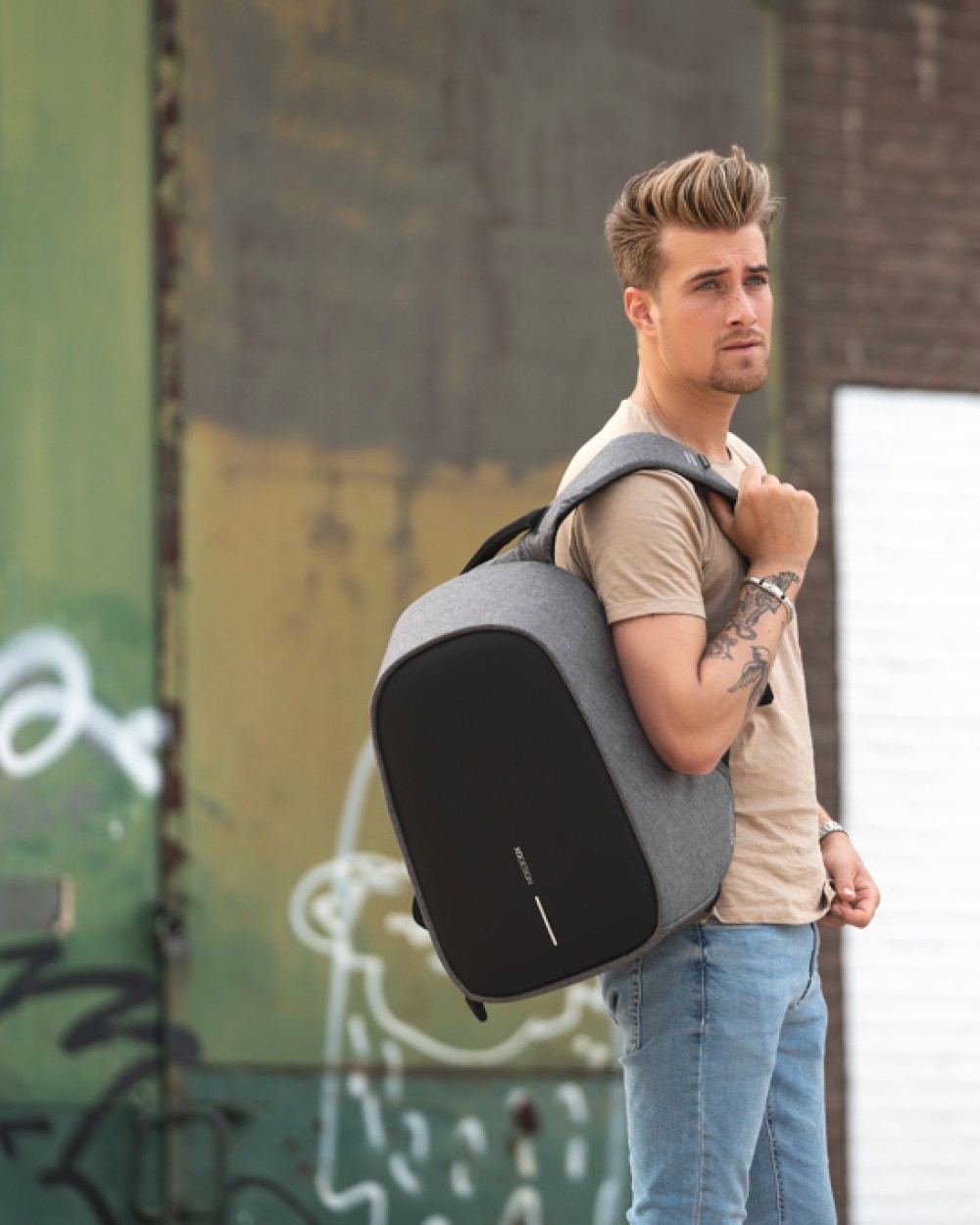 Tassen & Zakken 4DO Bobby Hero Regular, anti-diefstal rugzak voor bedrukking &amp; borduring