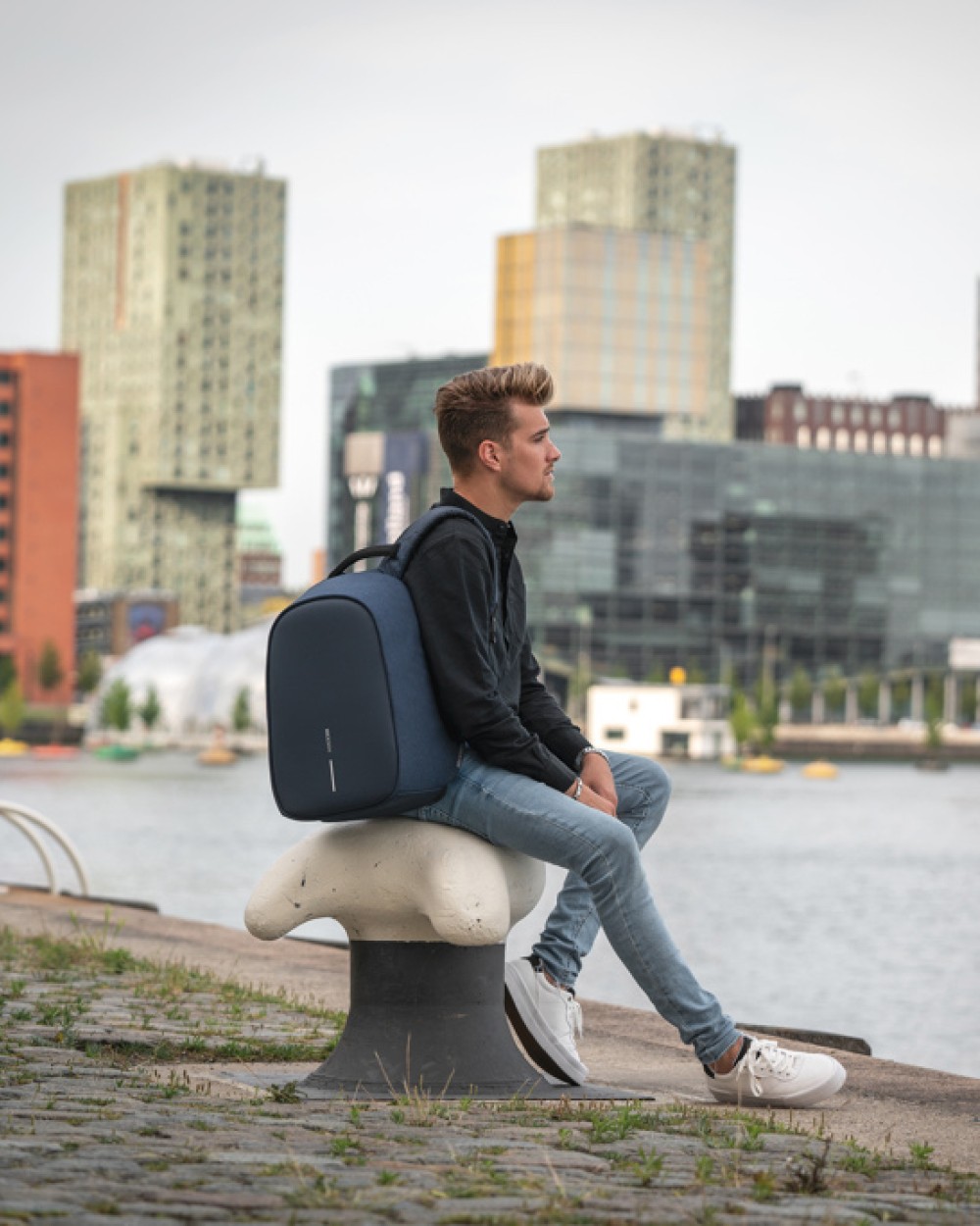 Tassen & Zakken 4DO Bobby Hero Regular, anti-diefstal rugzak voor bedrukking &amp; borduring