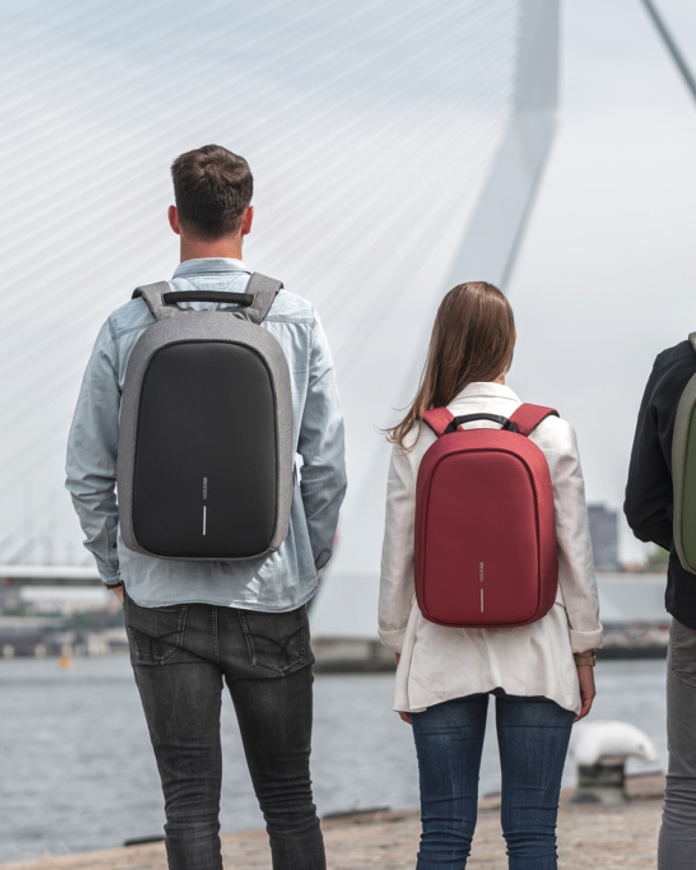 Tassen & Zakken 4DO Bobby Hero Regular, anti-diefstal rugzak voor bedrukking &amp; borduring