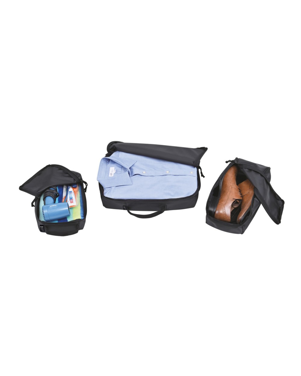 Sacs & Bagagerie personnalisable 4DO Set de 3 cubes de compression en rPET AWARE™ Renew