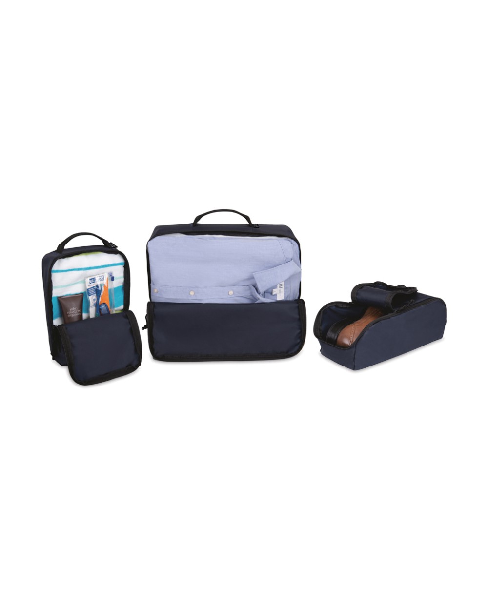 4DO Renew AWARE™ rPET 3-teiliges Packing-Cube-Set Taschen personalisierbar