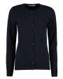 Truien KUSTOM KIT Women's Classic Fit Arundel Crew Neck Cardigan voor bedrukking &amp; borduring