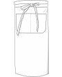 LINK KITCHENWEAR Cook´s Apron XXL with Pocket Schürzen personalisierbar