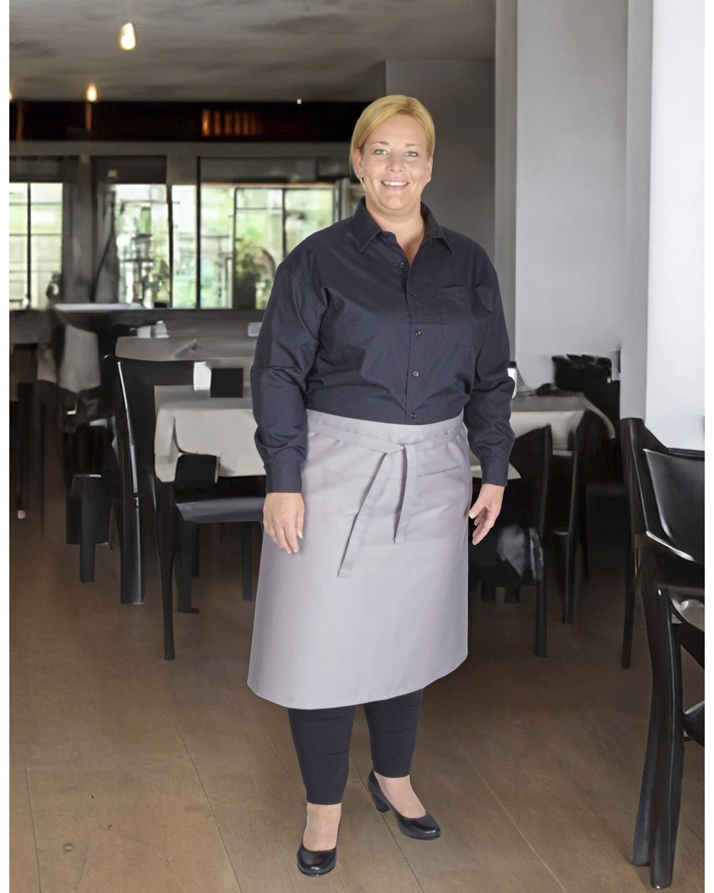 LINK KITCHENWEAR Cook´s Apron XXL with Pocket Schürzen personalisierbar