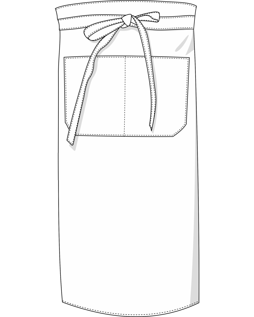 LINK KITCHENWEAR Cook´s Apron XXL with Pocket Schürzen personalisierbar