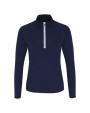 TRIDRI Women´s Long Sleeve Performance ¼ Zip T-Shirts personalisierbar
