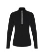 TRIDRI Women´s Long Sleeve Performance ¼ Zip T-Shirts personalisierbar