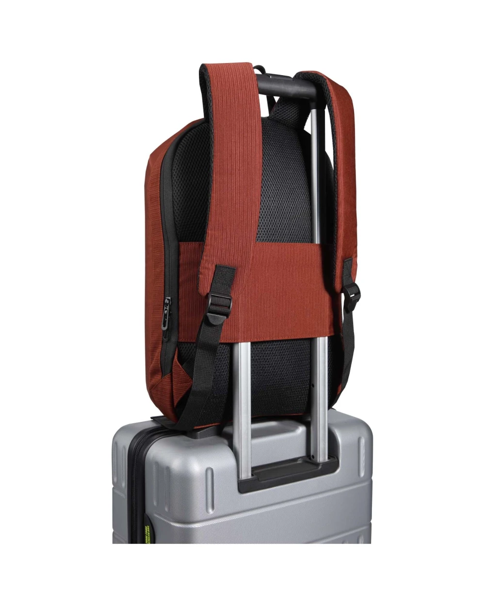 4DO Luma 15" GRS Laptop-Rucksack aus recyceltem Material mit Diebstahlschutz 10L Taschen personalisierbar