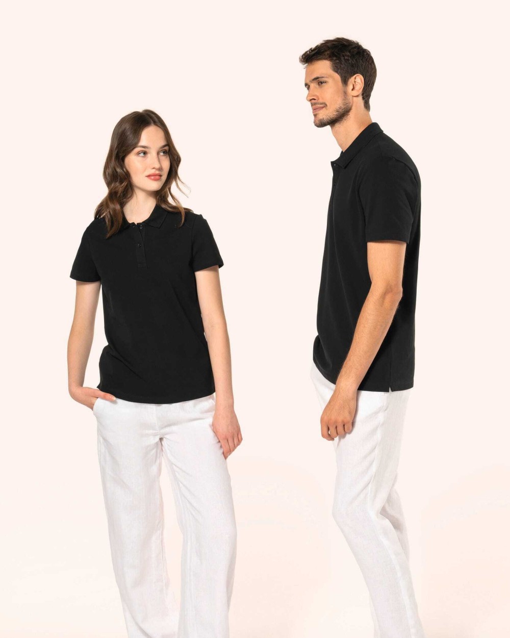 KARIBAN Supima® Herren-Polohemd mit kurzen Ärmeln Poloshirts personalisierbar