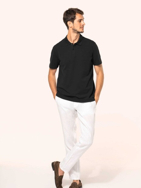 Polos à personnaliser KARIBAN Polo Supima® manches courtes homme 