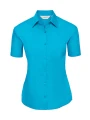 RUSSELL Chemise femme popeline polycoton manches courtes /api/colors/9f91f274-6e02-4e3d-a4b6-e9a3217c575e personnalisable