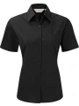 RUSSELL Chemise femme popeline polycoton manches courtes /api/colors/b9fdad4a-5e94-45cb-8c03-c08b349b28c3 personnalisable