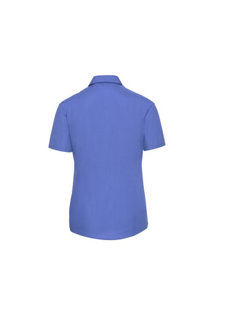 RUSSELL Chemise femme popeline polycoton manches courtes /api/colors/57fb13c0-ca1a-4193-b74d-f389fb93dfcd personnalisable