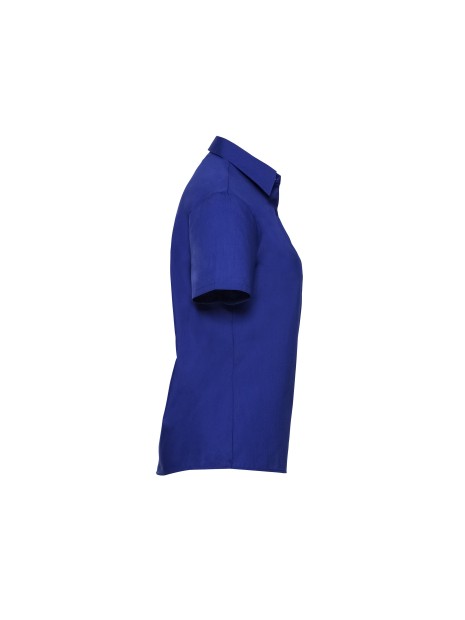 RUSSELL Chemise femme popeline polycoton manches courtes /api/colors/faa09971-d6a0-46cd-b5b3-d674b3aba32b personnalisable