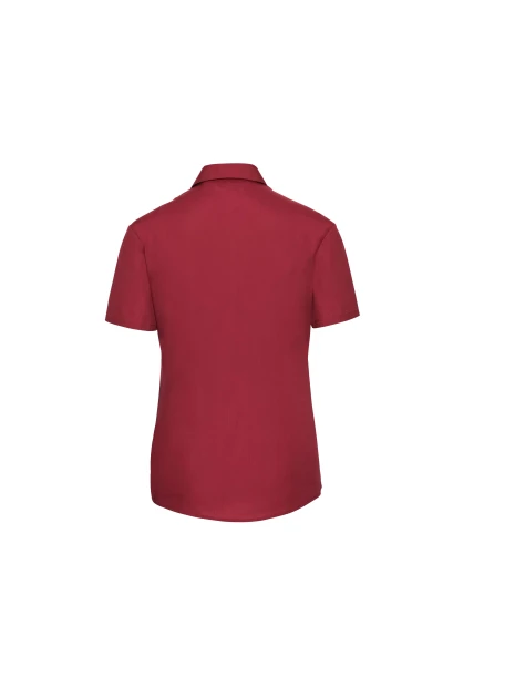 RUSSELL Chemise femme popeline polycoton manches courtes /api/colors/f7def30f-cf00-4a4e-8048-9f030f6d3017 personnalisable