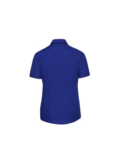 RUSSELL Chemise femme popeline polycoton manches courtes /api/colors/faa09971-d6a0-46cd-b5b3-d674b3aba32b personnalisable