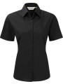 RUSSELL Chemise femme popeline polycoton manches courtes /api/colors/b9fdad4a-5e94-45cb-8c03-c08b349b28c3 personnalisable