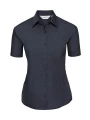 RUSSELL Chemise femme popeline polycoton manches courtes /api/colors/dac7f052-16c9-4080-ba5c-aefc702fb74b personnalisable