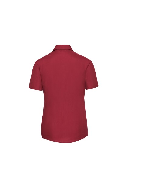 RUSSELL Chemise femme popeline polycoton manches courtes /api/colors/f7def30f-cf00-4a4e-8048-9f030f6d3017 personnalisable