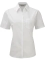 RUSSELL Chemise femme popeline polycoton manches courtes /api/colors/7a92cd2d-10d2-40b4-928b-296bb7487506 personnalisable