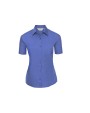 Hemden RUSSELL Ladies' Ss Polycotton Poplin Shirt voor bedrukking &amp; borduring