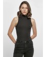BUILD YOUR BRAND Ladies Sleeveless Turtleneck Body T-Shirts personalisierbar