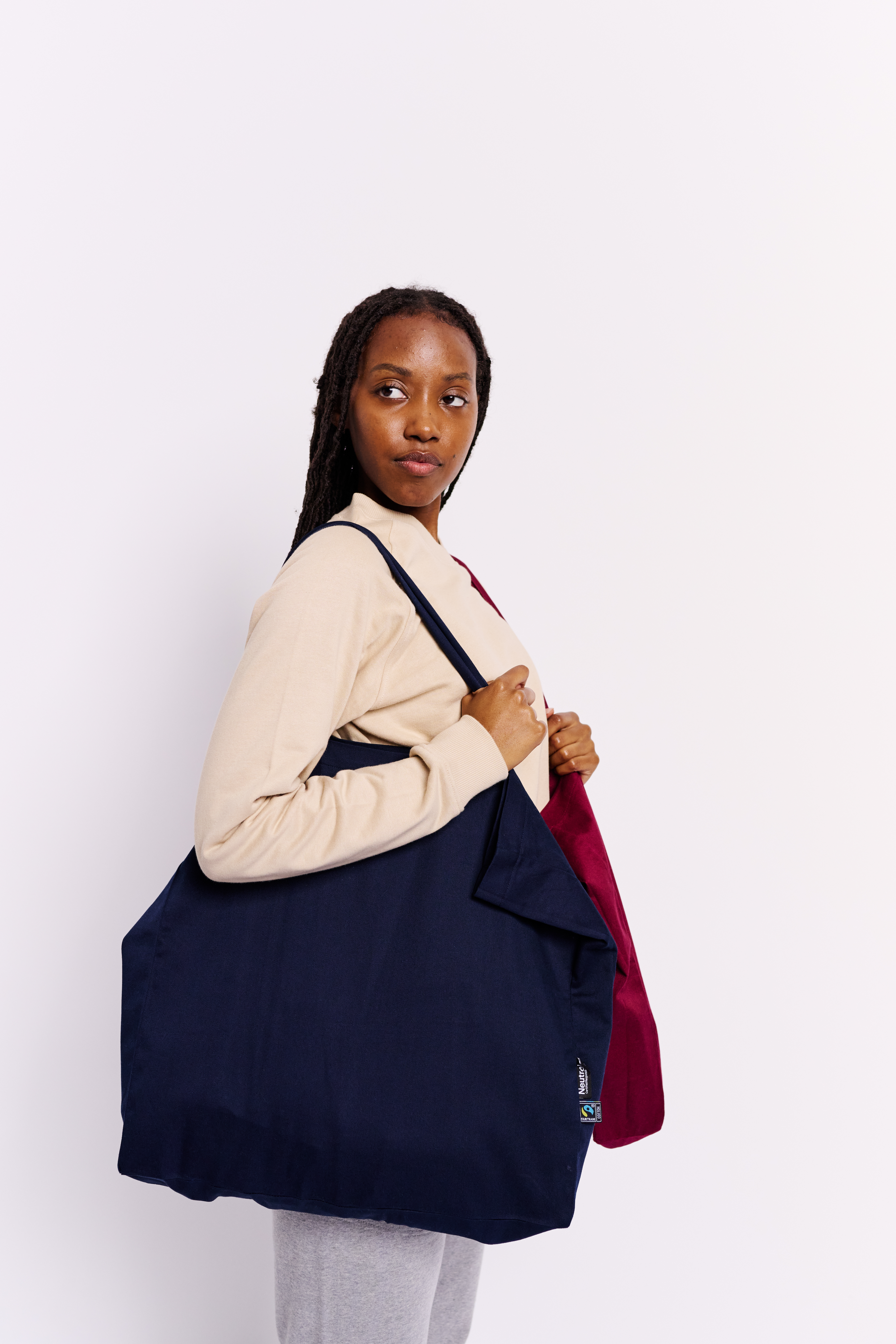 Tassen & Zakken NEUTRAL Twill Shopper Bag voor bedrukking &amp; borduring