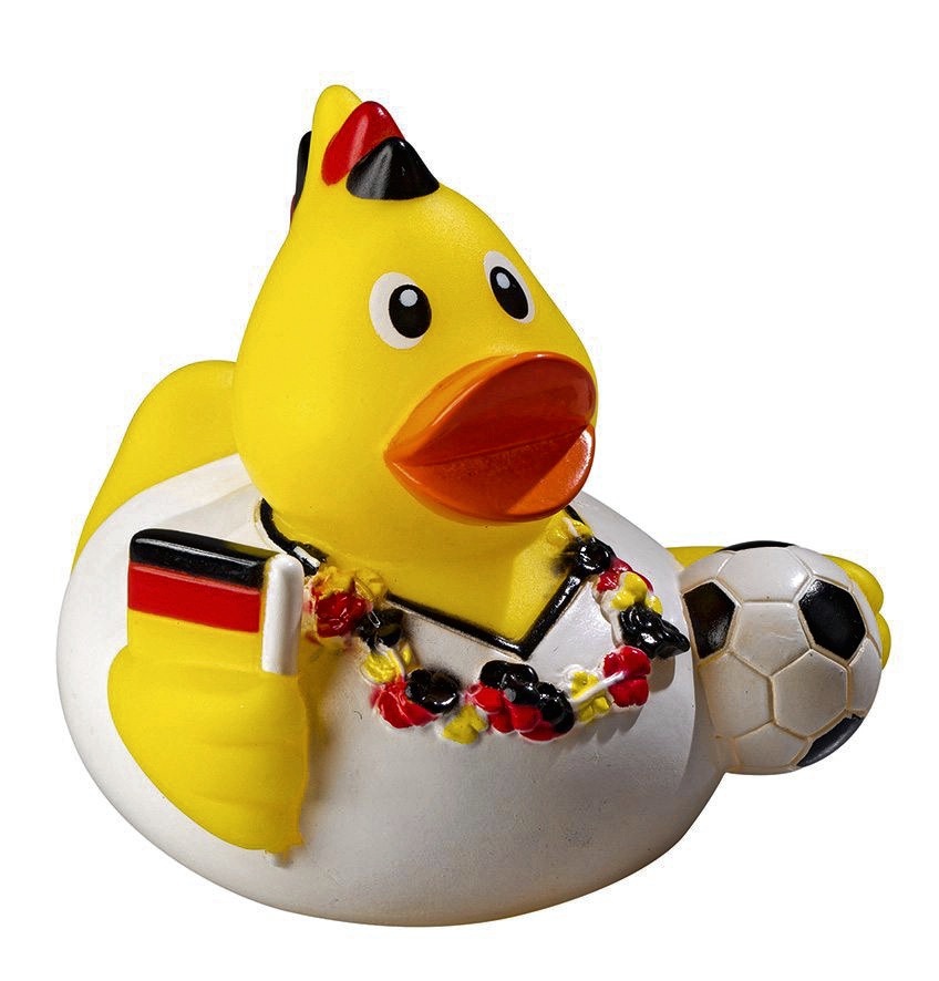 Benodigdheden MBW Schnabels® Squeaky Duck Soccer Fan voor bedrukking &amp; borduring
