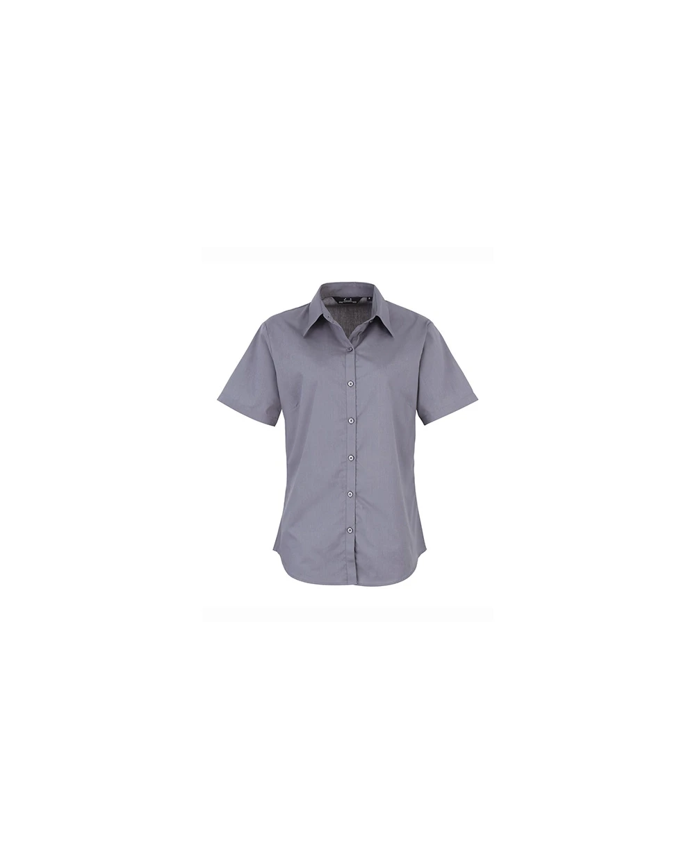 Hemden PREMIER Ladies` Poplin Short Sleeve Blouse voor bedrukking &amp; borduring