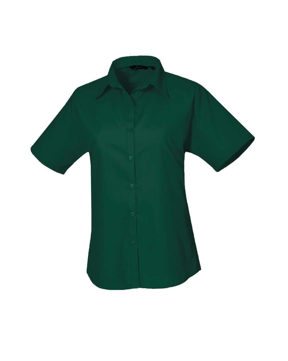 Hemden PREMIER Ladies` Poplin Short Sleeve Blouse voor bedrukking &amp; borduring