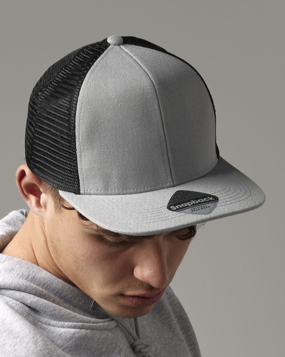 Petjes BEECHFIELD ORIGINAL FLAT PEAK 6 PANEL TRUCKER voor bedrukking &amp; borduring