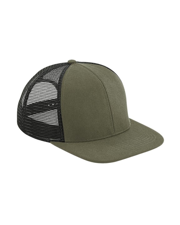 Petjes BEECHFIELD ORIGINAL FLAT PEAK 6 PANEL TRUCKER voor bedrukking &amp; borduring