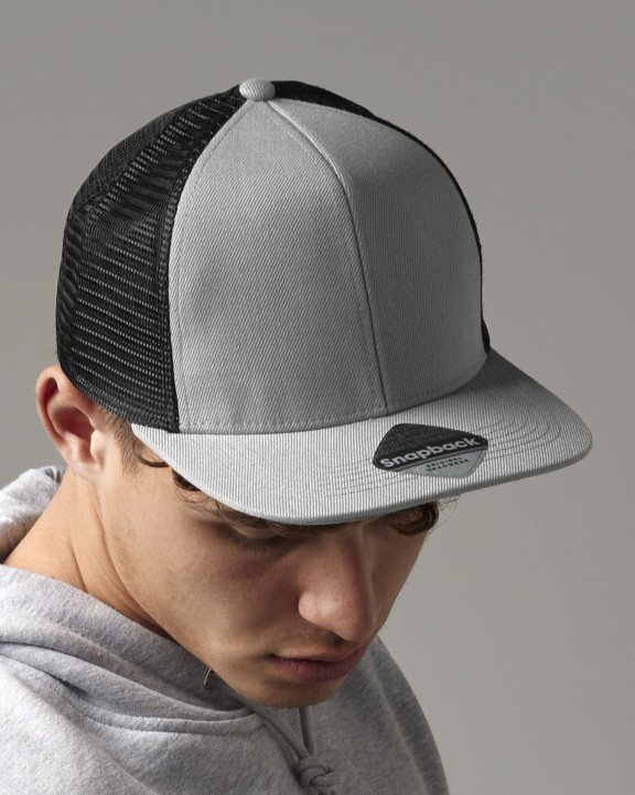 Petjes BEECHFIELD ORIGINAL FLAT PEAK 6 PANEL TRUCKER voor bedrukking &amp; borduring