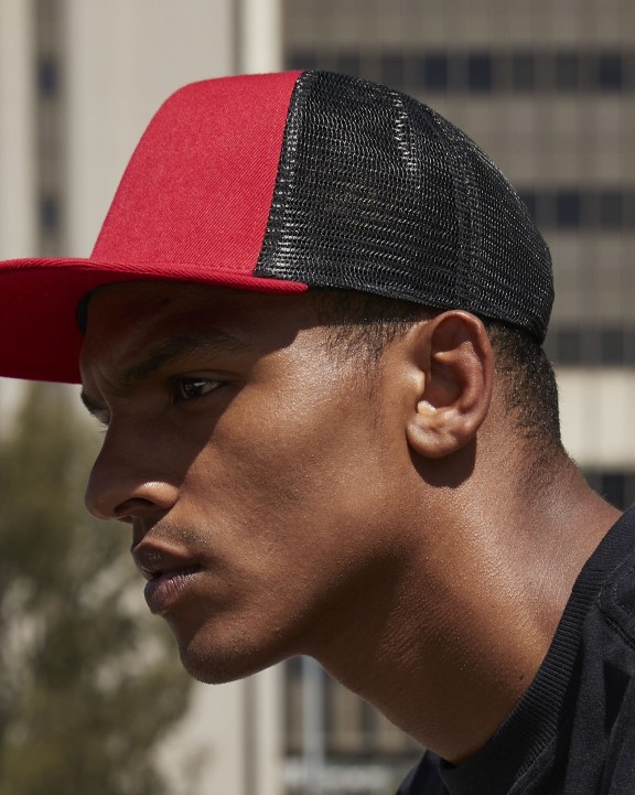 Petjes BEECHFIELD ORIGINAL FLAT PEAK 6 PANEL TRUCKER voor bedrukking &amp; borduring