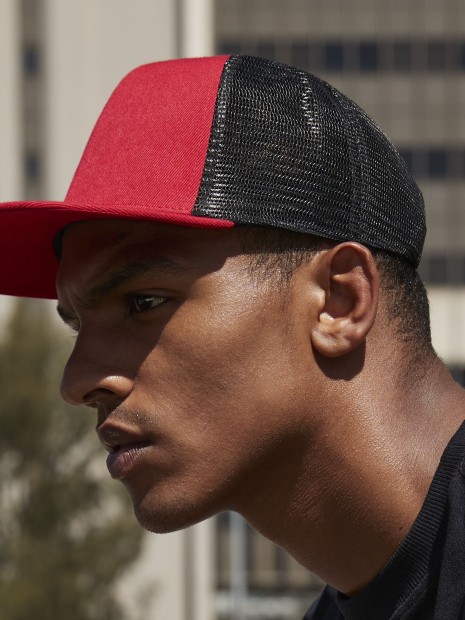 Casquettes à personnaliser BEECHFIELD ORIGINAL FLAT PEAK 6 PANEL TRUCKER 