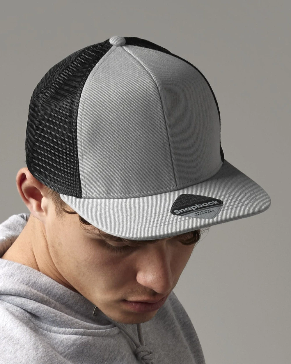 BEECHFIELD ORIGINAL FLAT PEAK 6 PANEL TRUCKER Kappen personalisierbar