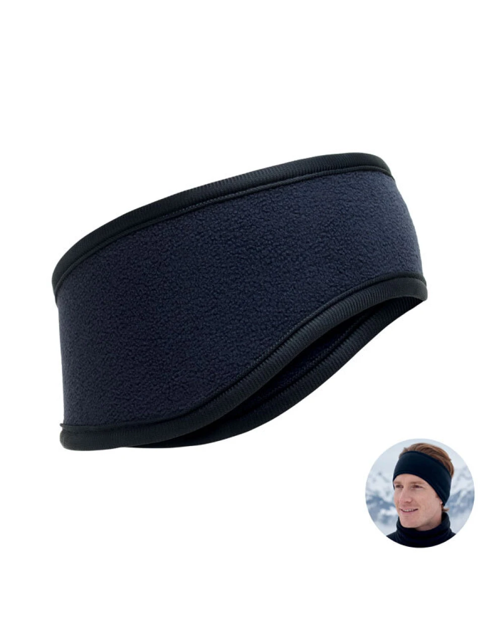 Bandanas, Foulards & Dassen 4DO Fleece hoofdband voor bedrukking &amp; borduring