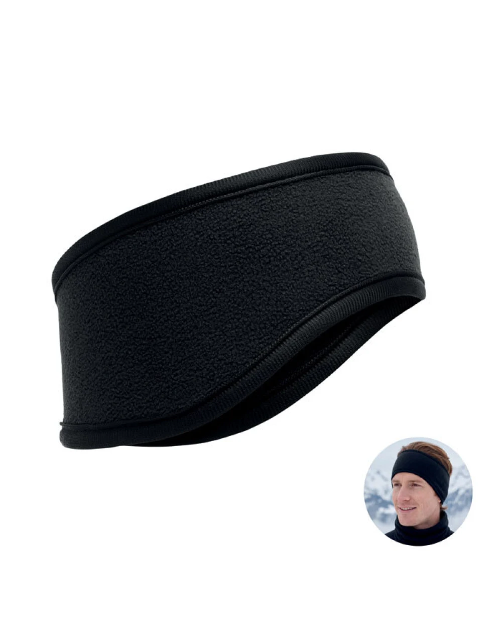 4DO Stirnband Fleece Bandanas, Schals, Kravatten personalisierbar