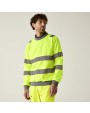 Sweaters & hoodies REGATTA Hi-Vis Pro Contract Crew Neck Sweatshirt voor bedrukking &amp; borduring