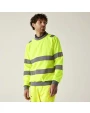 REGATTA Hi-Vis Pro Contract Crew Neck Sweatshirt Sweatshirts personalisierbar