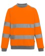 Sweaters & hoodies REGATTA Hi-Vis Pro Contract Crew Neck Sweatshirt voor bedrukking &amp; borduring