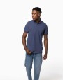 KARIBAN Kurzarm-Polohemd für Herren. Aus Baumwollpiqué Poloshirts personalisierbar